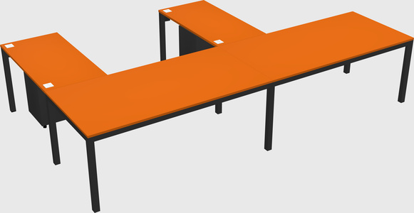 L-shaped desk