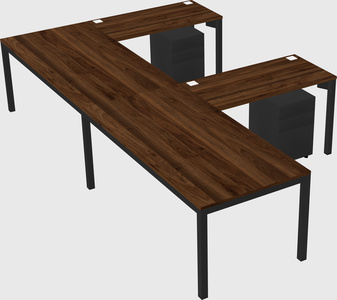 L-shaped desk