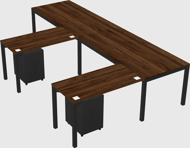L-shaped desk
