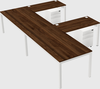 L-shaped desk