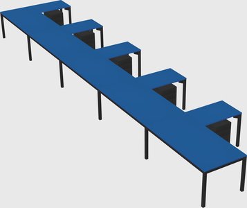 L-shaped desk