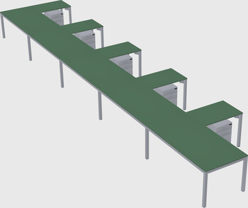 L-shaped desk