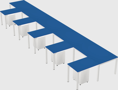 L-shaped desk
