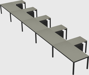 L-shaped desk