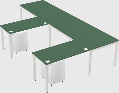 L-shaped desk