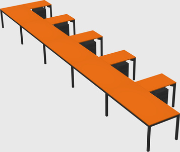 L-shaped desk