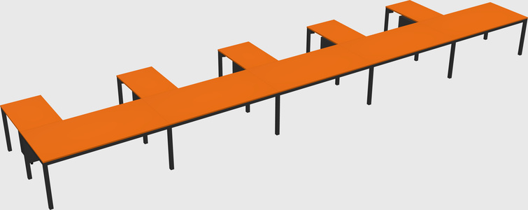 L-shaped desk
