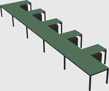 L-shaped desk