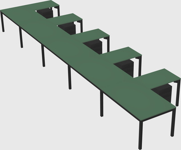 L-shaped desk