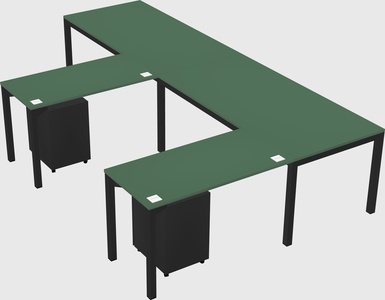L-shaped desk