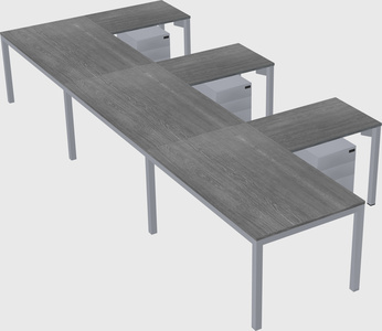 L-shaped desk