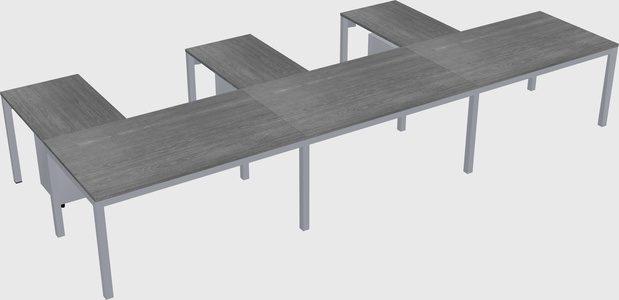 L-shaped desk