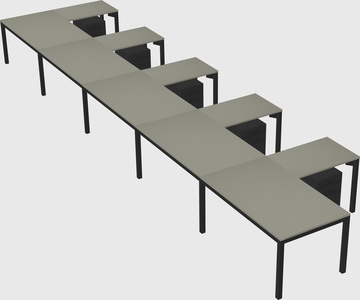 L-shaped desk