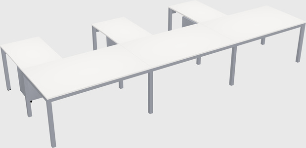 L-shaped desk