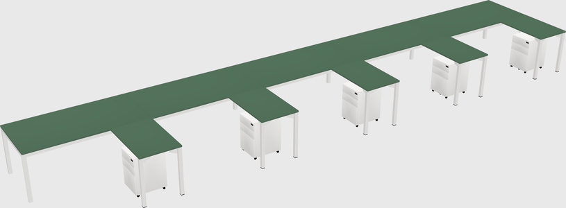 L-shaped desk