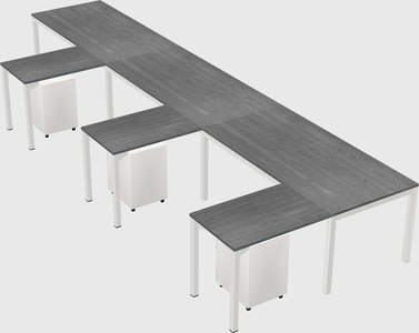 L-shaped desk