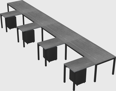 L-shaped desk