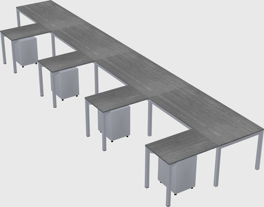 L-shaped desk