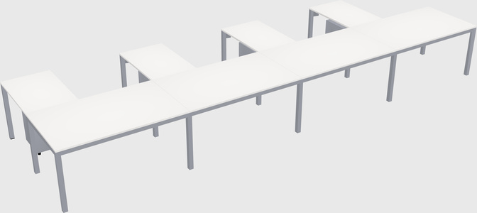 L-shaped desk