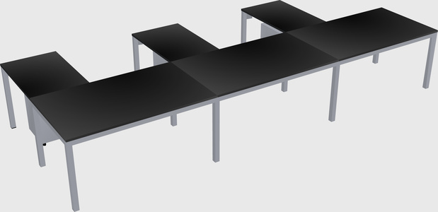 L-shaped desk