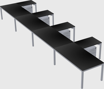 L-shaped desk