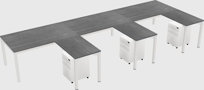 L-shaped desk