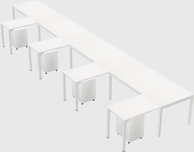 L-shaped desk