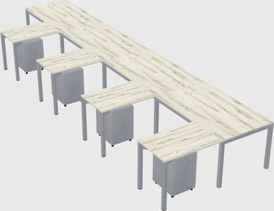 L-shaped desk