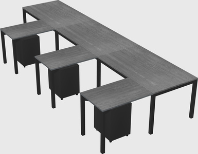L-shaped desk