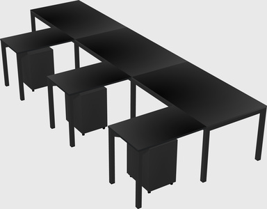 L-shaped desk
