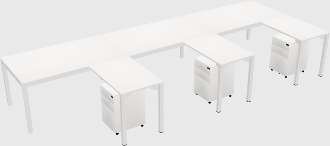 L-shaped desk