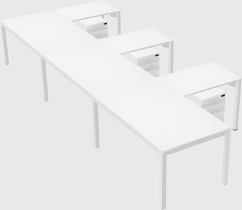 L-shaped desk