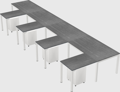 L-shaped desk