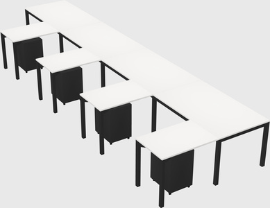 L-shaped desk