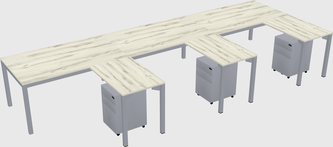 L-shaped desk