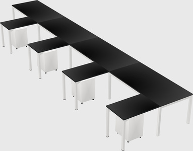 L-shaped desk