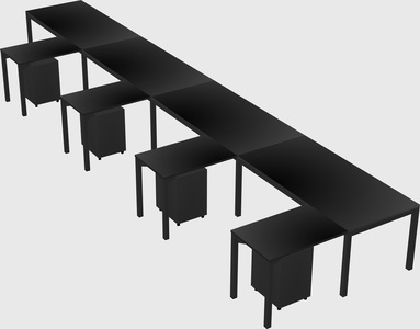 L-shaped desk