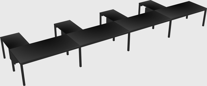 L-shaped desk