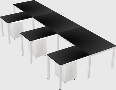 L-shaped desk