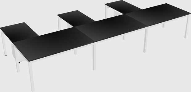 L-shaped desk