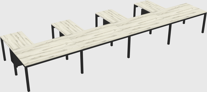 L-shaped desk