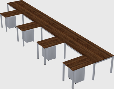 L-shaped desk