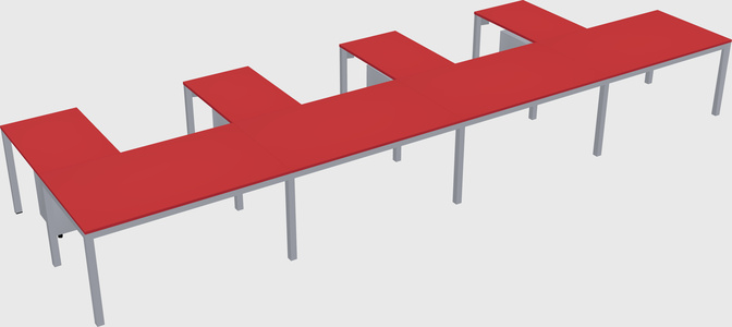 L-shaped desk