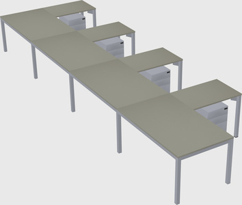 L-shaped desk