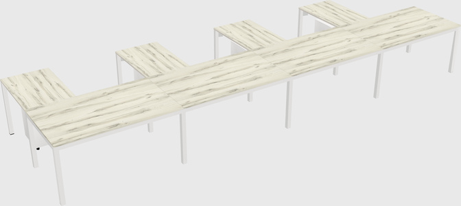 L-shaped desk