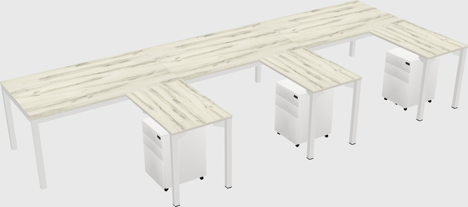 L-shaped desk