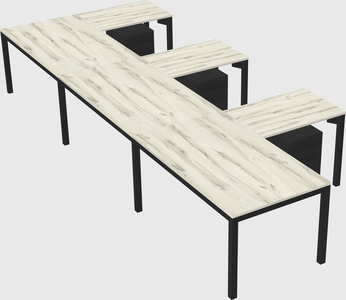 L-shaped desk
