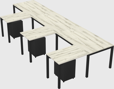 L-shaped desk