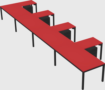 L-shaped desk