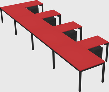L-shaped desk